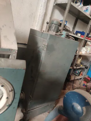 Cabina chorro de arena con aspirador