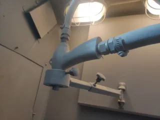 Cabina chorro de arena con aspirador 380v