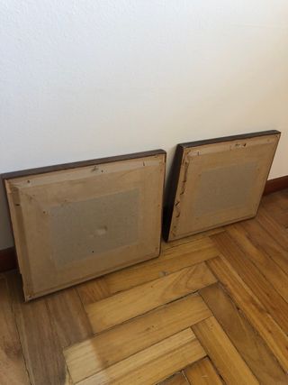 Juego de 2 cuadros decorativos