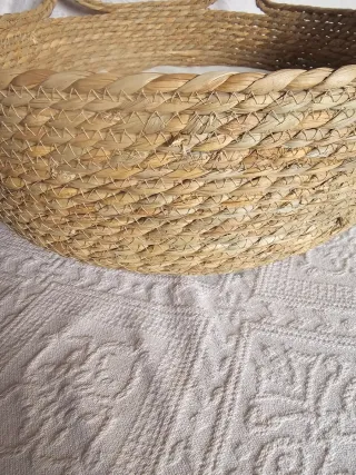 Cama Cesta fibras naturales para Mascota