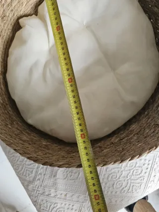 Cama Cesta fibras naturales para Mascota