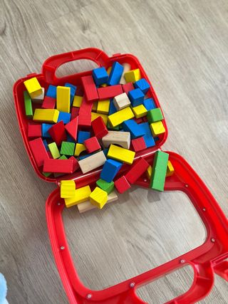 Bloques de madera para niños