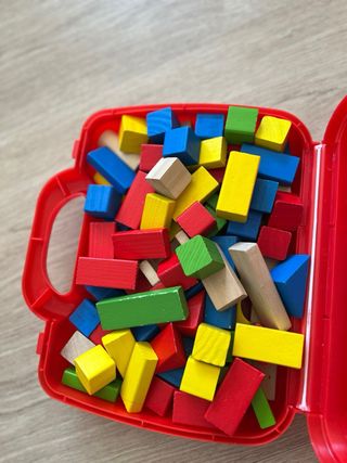 Bloques de madera para niños