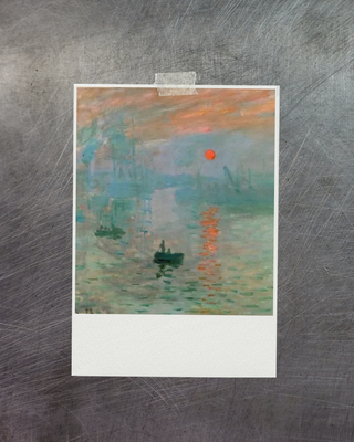 Póster Impresión Monet Impresión al óleo