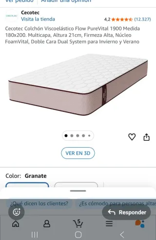 Cama metálica blanca