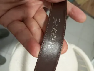 2Cinturones-Piel-ElCORTE INGLES y GALERIAS-Años 80