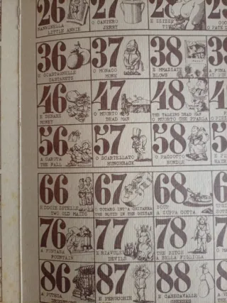 Tombola Napoletana Classica Illustrata