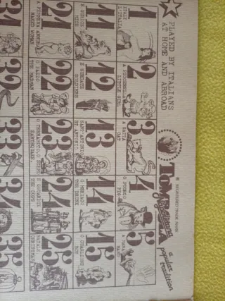 Tombola Napoletana Classica Illustrata