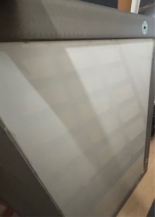 Espejo grande plateado IKEA SONGE 91x130cm