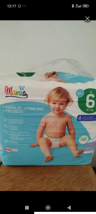Nuevo Pack Pañales Talla 6 Mamia XL 40uds 9 paquet