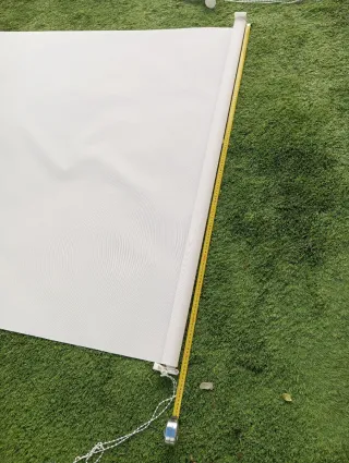 Estor enrollable blanco 140cm