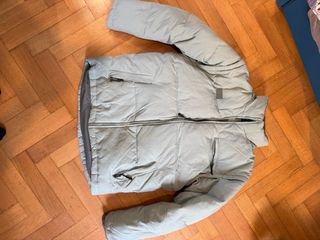 Piumino Fila smanicato grigio