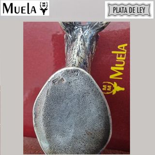 Muela figura de plata cabeza Corzo (11137)