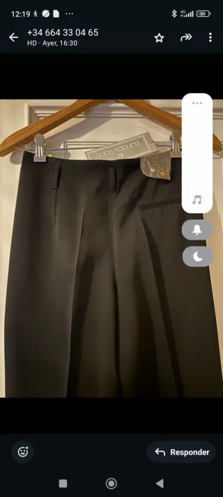 Pantalón de vestir negro