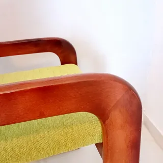 Butaca vintage madera