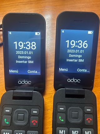 2 Teléfonos ADOC Negros