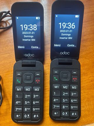 2 Teléfonos ADOC Negros