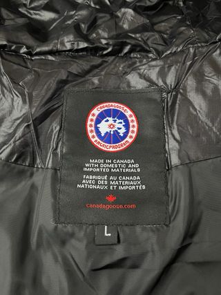 Piumino Canada Goose Uomo Nero Taglia L
