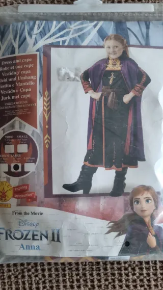 Disfraz Ana Frozen Talla 7-8 Años