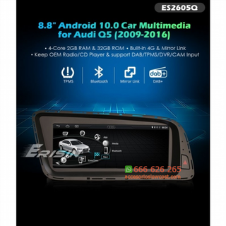 RADIO NAVEGADOR GPS ESPECIFICO PARA AUDI Q5 2008-