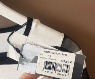 Vestido nuevo de Guess Negro y Blanco Talla XS