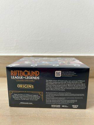 Booster box Riftbound Origins League of Legends