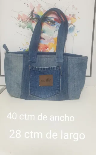 Bolso vaquero hecho a mano