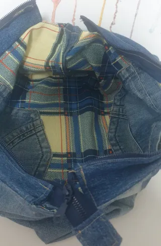 Bolso vaquero hecho a mano