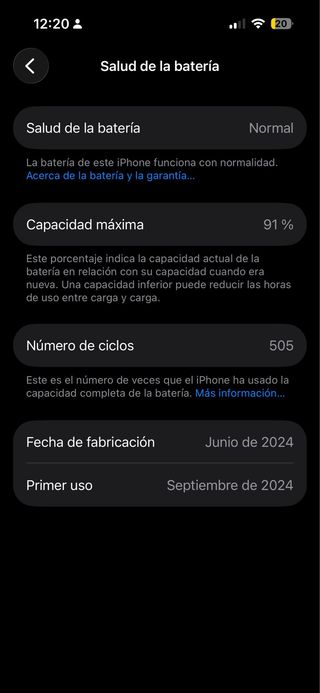 iPhone 15 Pro 256 GB Negro/Gris