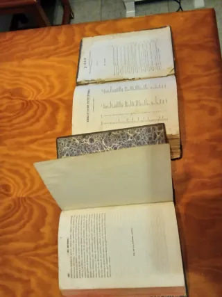 Antiguos libros de 1840 , historia de la tierra SA