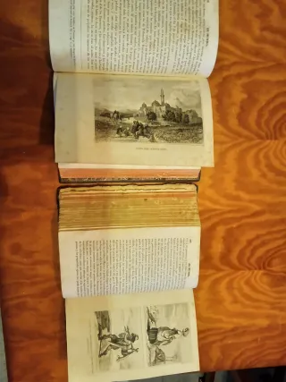 Antiguos libros de 1840 , historia de la tierra SA