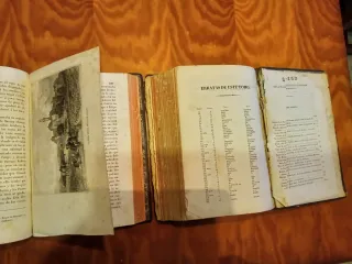 Antiguos libros de 1840 , historia de la tierra SA