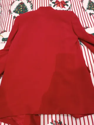 Blazer Rojo Mujer Zara