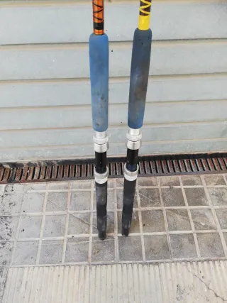 Cañas de pescar Decathlon Hudson Pro y Super 50