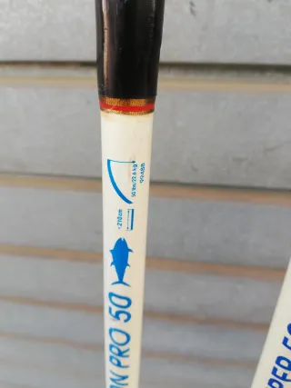 Cañas de pescar Decathlon Hudson Pro y Super 50