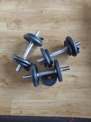 Juego de Pesas Cromadas