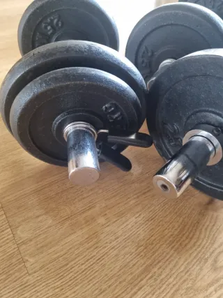 Juego de Pesas Cromadas