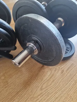 Juego de Pesas Cromadas