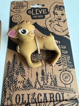 Lote mordedores juguetes de baño Oli&Carol