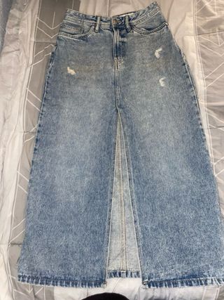 Falda vaquera larga mujer