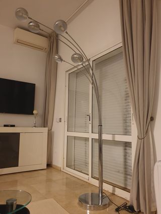 Lámpara de pie moderna 5 focos