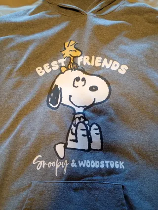 Sudadera Vestido Snoopy Niña Talla 9/10 Gris