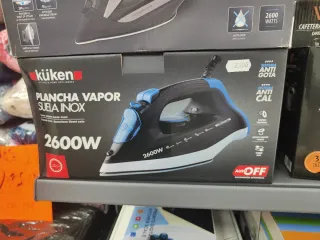 Plancha de Vapor Küken 2600W Suela Inox