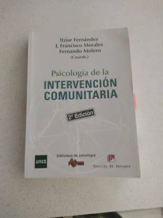 Psicología de la intervención comunitaria