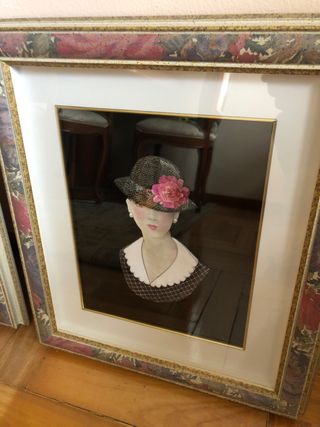 Set 3 Cuadros Cristal Mujer