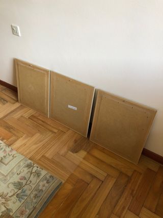 Set 3 Cuadros Cristal Mujer