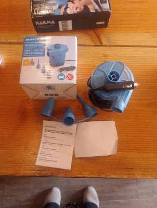 Pompa elettrica gonfiaggio/sgonfiaggio