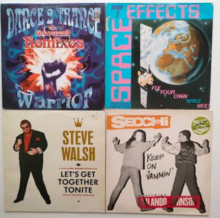 Discos de vinilo maxisingles 45 rpm 12 " a 3 € c/u