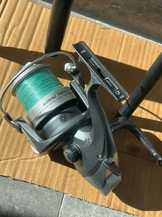 Combo pesca surfcasting caña, carrete y piqueta