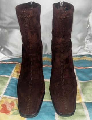 Botines estilo francés marrones